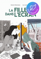 La fille dans l'écran